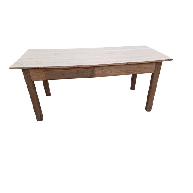 Brown 19th Century Farmhouse Table For Sale - Image 8 of 8
