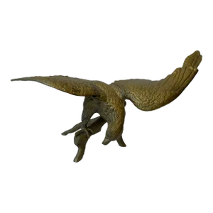 Mid 20th Century Brass Eagle Statue