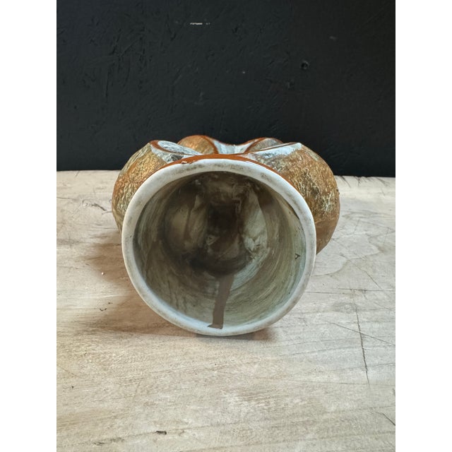 Flli Marchi Double Handle Vessel Vase Dimensions:6.25”w x 3”d x12”h Condition:great used condition and please see the photos