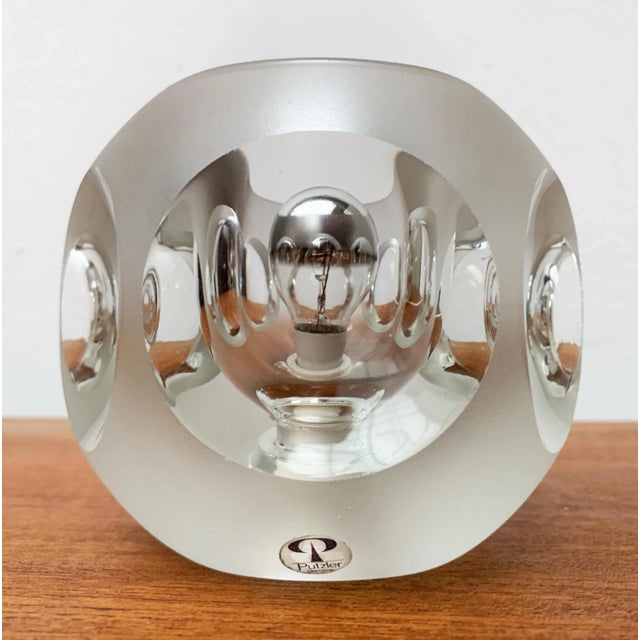 Vintage German Glass Table Lamps from Peill & Putzler, Set of 2 For Sale - Image 12 of 18