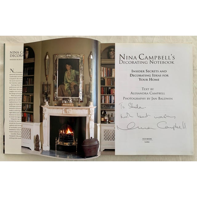 Nina Campbell's Decorating Notebook, by Nina and Alexandra Campbell. London: Cico Books, 2004. First printing. Boldly...