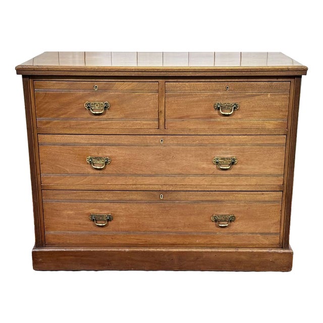 19th Century Victorian Mahogany Chest of Drawers For Sale