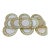 Antique Royal Doulton Robert Allen Dinner Plates Mint Green Gold Gilt 10” Set of 12 (Dated 1916/1925) For Sale