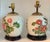Pair of Chinese Famille Rose Chinoiserie Porcelain Handpainted Ginger Jar Table Lamps, Pink and Green Floral With Birds and Calligraphy For Sale - Image 12 of 18