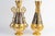 Pair of 19th-century vases made of opaline glass and gilded regule, from the napoleon iii period. Pair of 19th-century...