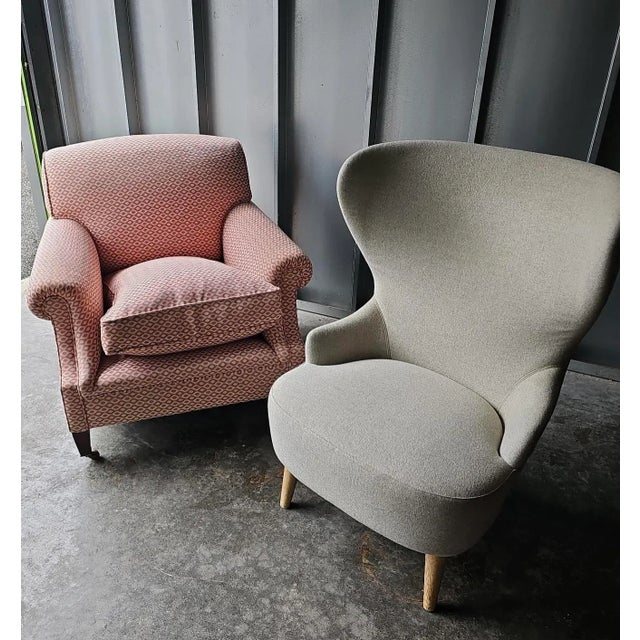 Tom Dixon for George Smith Micro Wingback Chairs For Sale - Image 9 of 12