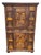 18th Century Baroque Oak Geometric Cabinet For Sale