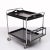 Black Bauhaus Style Serving Cart, Germany, 1960s For Sale - Image 8 of 9