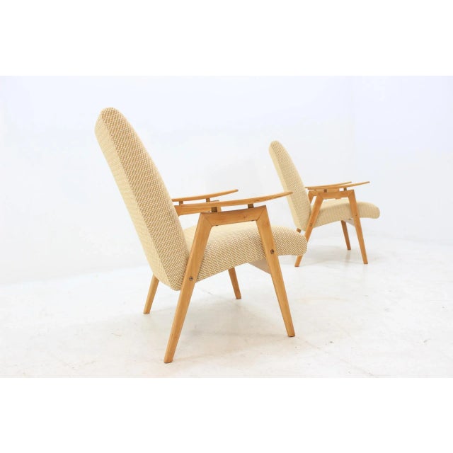 Set of Lounge Chairs by Jaroslav Šmídek for Jitona, 1960s For Sale - Image 9 of 11