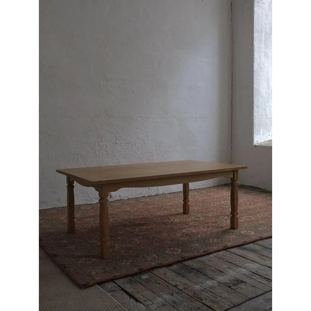 Carved Oak Coffee Table by Henning Kjaernulf, Denmark, 1950s For Sale - Image 5 of 5