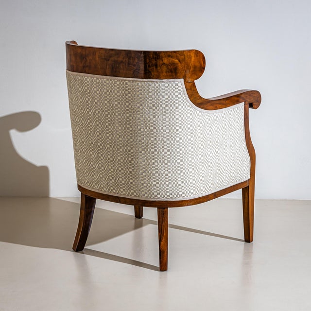 Pair of Biedermeier-Style Bergères, Austria, 2nd Half 19th Century For Sale In New York - Image 6 of 9