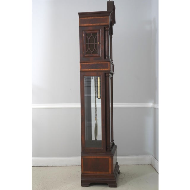 Age: C.1983 Details: 180th Anniversary Collection Beveled Glass Quality Construction Nice Inlay Work Throughout Pediment...