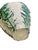 Late 20th Century Vintage Italian Earthenware Vase With Stylized Peacock Feather Design For Sale - Image 5 of 13