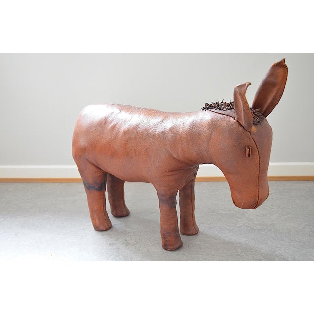 Animal Skin Vintage Donkey Ottomann by Dimitri Omersa for Liberty London, 1960s For Sale - Image 7 of 18