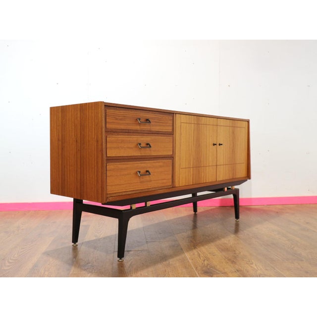 Mid-Century Modern 1960s Mid Century Modern VintageTeak Sideboard Credenza by Nathan For Sale - Image 3 of 15
