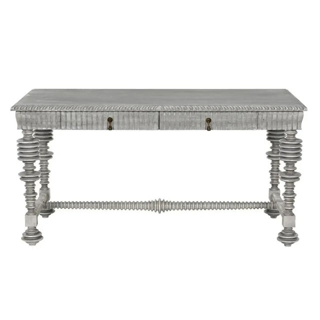 Mid-Century Modern NOIR Portuguese Desk, Small For Sale - Image 3 of 5