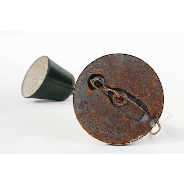 Vintage Industral Metal Desk Lamp, France, 1920s For Sale - Image 9 of 10