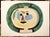 A stunning set of 8 vintage prints (based on photography, not actual ceramic pieces) of Pablo Picasso's Ceramic Platters....