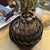 1970s Large Sculptural Brass Table Lamp with Floral Base, 1970s For Sale - Image 5 of 6