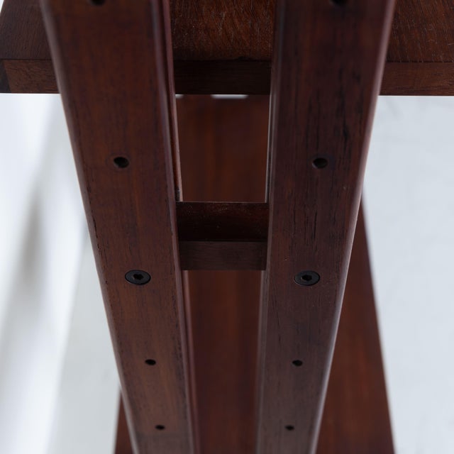 Brown Lb7 Three-Bay Bookcase by Franco Albini for Poggi, 1950 For Sale - Image 8 of 16
