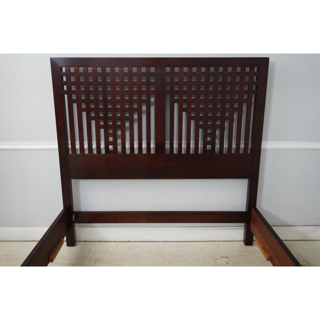 Arts & Crafts Stickley Cherry 21st C. Queen Size Bed For Sale - Image 3 of 17