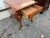Late 20th Century Pair of Vintage Georgian Style Solid Cherry Drop Leaf Solid Cherry Side Tables For Sale - Image 4 of 10