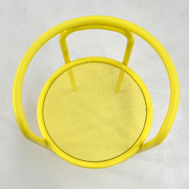 Yellow Locus Solus Chairs by Gae Aulenti for Poltronova, 1960s, Set of 4 For Sale - Image 10 of 11