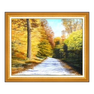 1990s Serenity in Autumn, Gregory D Steele For Sale