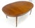 Very Fine Oval Walnut Banded 68” Long Dining Table w/ 2 Leaves MINT For Sale - Image 18 of 18