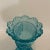 Fluted Scroll Pressed Opalescent Glass Vase : This lovely little blue opalescent vase by Northwood Glass Co. Circa 1899 is...