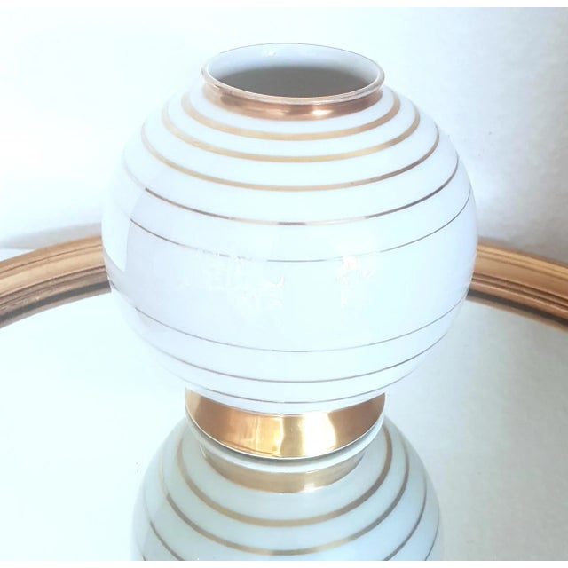 Gilt Porcelain Vase from Alt Schoenwald For Sale - Image 6 of 6