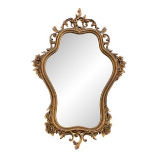1965 Mid Century Hollywood Regency Syroco Mirror For Sale
