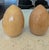 Large Pair of Solid Egg Shaped Turned Wood Sculptures For Sale - Image 4 of 7