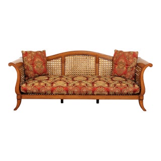 Early 21st Century Ralph Lauren Large Caned Sofa or Daybed For Sale