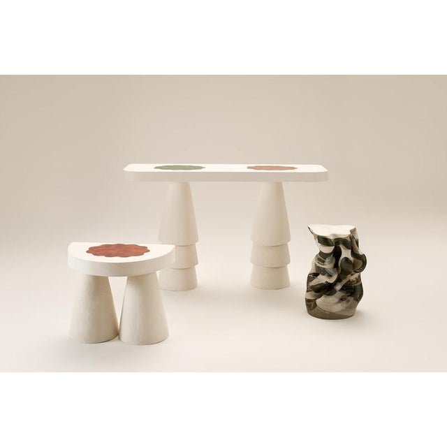 Half Moon Bedside Table in Jesmonite by Perler For Sale - Image 12 of 13