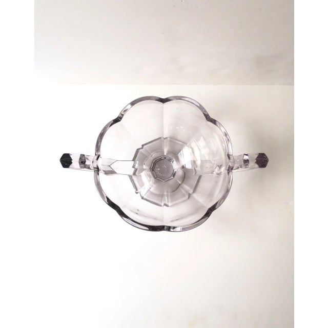 Glass Urn With Scalloped Edge For Sale - Image 11 of 12