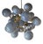 Midcentury Chandelier in Blue, 2000 For Sale