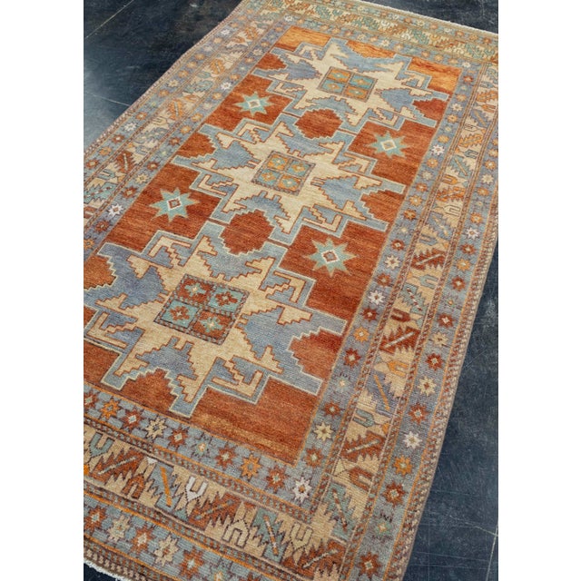Turkish Turkish Vintage Rug 4'3" x 7'9" #17981 For Sale - Image 3 of 8