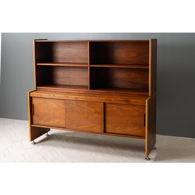 Mid-Century Modern 1960s Walnut Sideboard by Jens Risom For Sale - Image 3 of 12