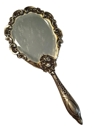 Silver Hand Mirror, 1930s