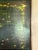 1990's "Lily Pond" Oil on Board in Walnut Artist Frame For Sale - Image 9 of 13