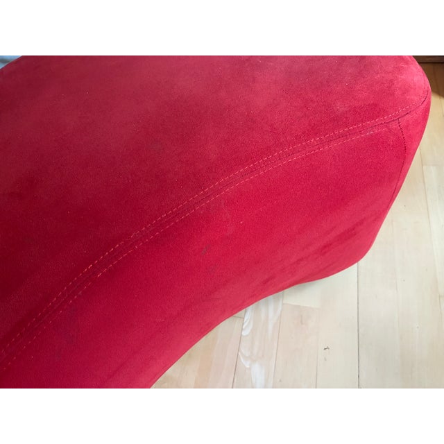 Mid-Century Modern Vintage Nautilus Ottoman For Sale - Image 3 of 4