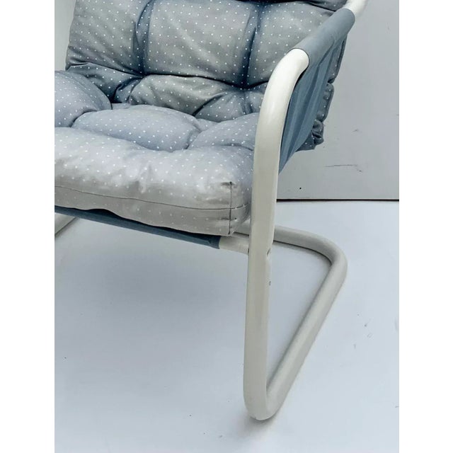 Ikea Vintage Tubular Armchair from Mio, Sweden, 1970s For Sale - Image 4 of 8