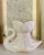 White Hand Painted Glazed Italian Terra Cotta Swan Planter Jardiniere For Sale - Image 8 of 13
