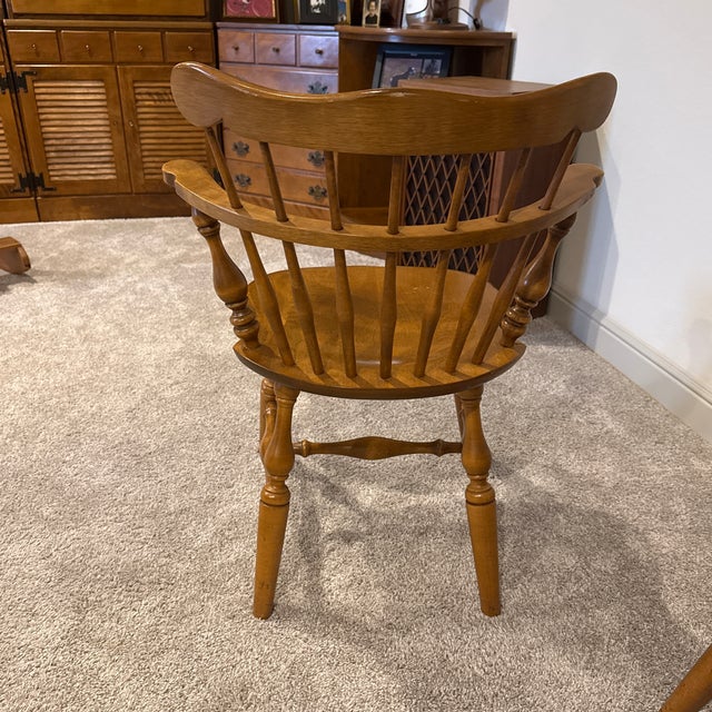 Ethan Allen 1960s Ethan Allen Dining Chairs For Sale - Image 4 of 10