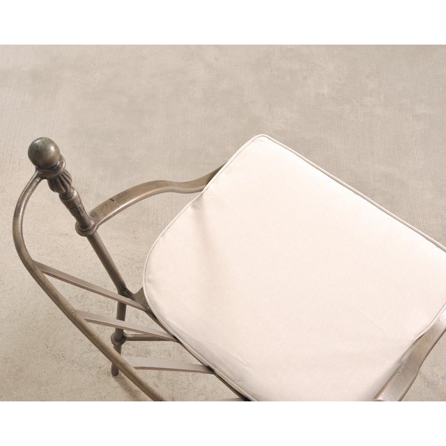 Set of Four Michael Taylor Montecito Patio Garden Dining Chairs For Sale - Image 10 of 18