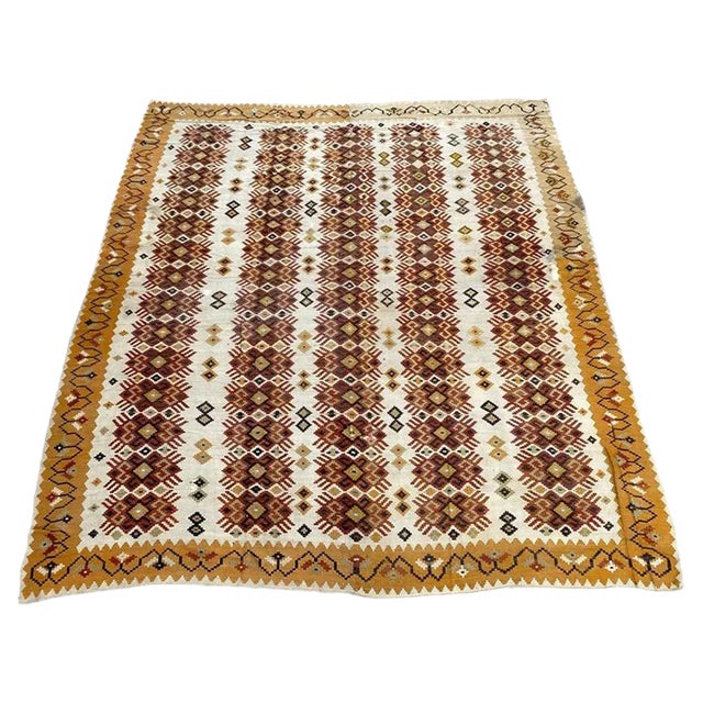 Large Antique Transylvanian Kilim For Sale