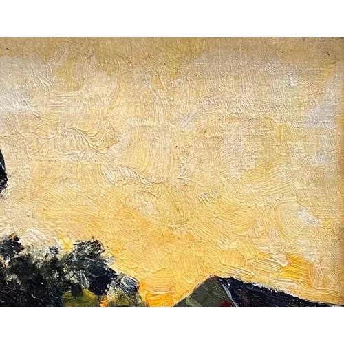 Matteo Sarno, Florida, 1924, Oil on Cardboard For Sale - Image 4 of 11