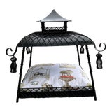Image of 1980s Metal Pagoda Dog Bed For Sale