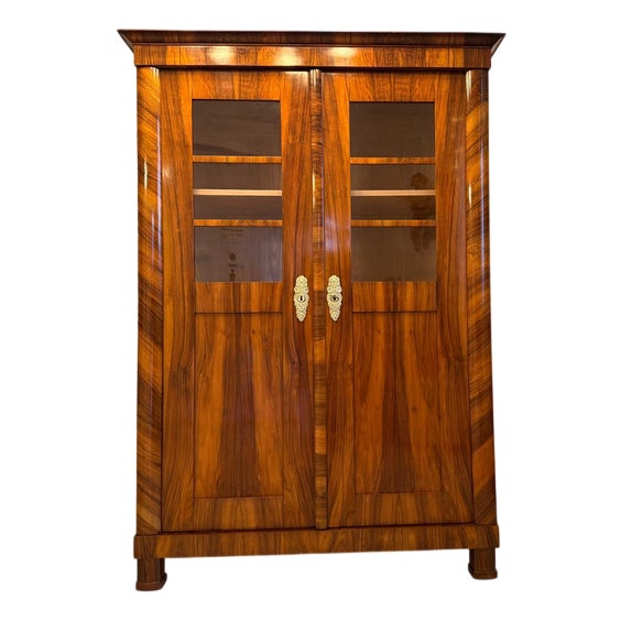 Antique Biedermeier Display Cabinet For Sale